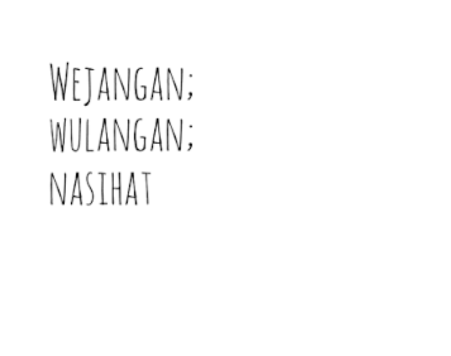 wejangan